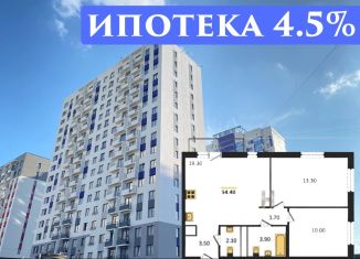 Продаю трехкомнатную квартиру, 54 м2, Ижевск, ЖК Ежевика, жилой комплекс Ежевика, 9