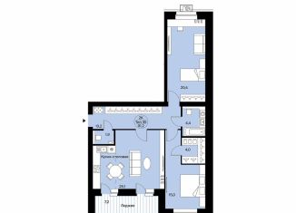 Продам трехкомнатную квартиру, 91.2 м2, Сыктывкар, Октябрьский проспект, 137, район Орбита