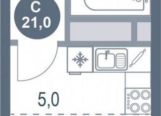 Продаю квартиру студию, 21 м2, Котельники, микрорайон Новые Котельники, 11