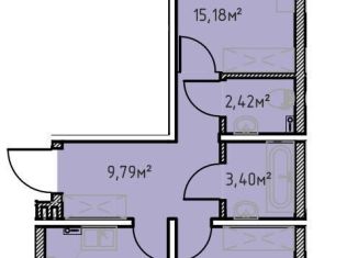 Продается 2-ком. квартира, 66.2 м2, Иркутск, улица Сибирских Партизан, 1А/1