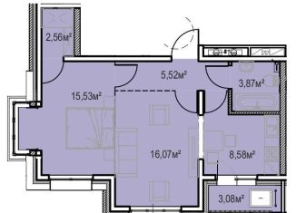 Продается 2-ком. квартира, 55.2 м2, Иркутск, улица Сибирских Партизан, 1А/1