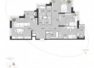 Продаю 3-ком. квартиру, 118.5 м2, Воронеж, улица Фридриха Энгельса, 70