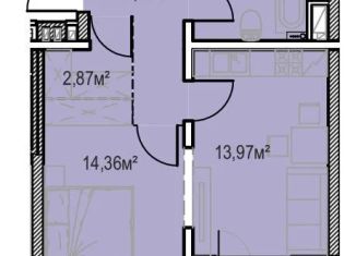 Продам 1-ком. квартиру, 45.3 м2, Иркутск, улица Сибирских Партизан, 1А/1