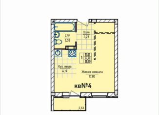 Продается квартира студия, 28.7 м2, сельский посёлок Новинки, Инженерный проезд, 7к2, ЖК Стрижи
