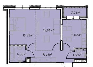 Продаю 2-комнатную квартиру, 59.5 м2, Иркутск, улица Сибирских Партизан, 1А/1