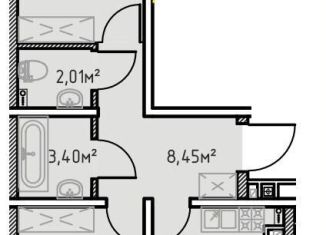 Двухкомнатная квартира на продажу, 64 м2, Иркутск, улица Сибирских Партизан, 1А/1