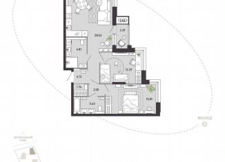 2-комнатная квартира на продажу, 83.7 м2, Тула, Советский территориальный округ, улица Фридриха Энгельса, 70А