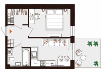 Продается однокомнатная квартира, 34.5 м2, Сестрорецк