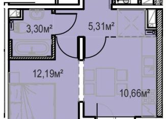 Продажа однокомнатной квартиры, 34.5 м2, Иркутск, улица Сибирских Партизан, 1А/1