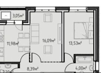 Продам двухкомнатную квартиру, 59.2 м2, Иркутск, улица Сибирских Партизан, 1А/1