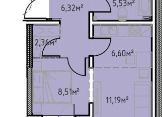 Продается 1-ком. квартира, 43.2 м2, Иркутск, улица Сибирских Партизан, 1А/1