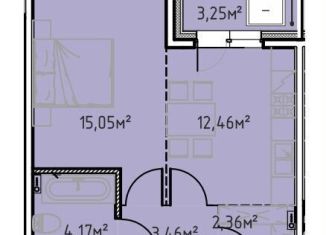 Продаю однокомнатную квартиру, 40.8 м2, Иркутск, улица Сибирских Партизан, 1А/1