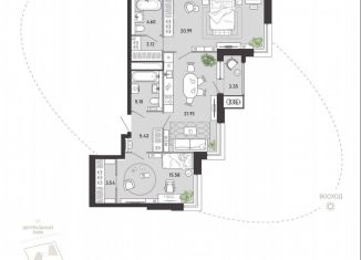 Продается 2-ком. квартира, 84.5 м2, Тула, Советский территориальный округ, улица Фридриха Энгельса, 70А