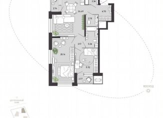 Продажа 2-ком. квартиры, 81.3 м2, Тула, Советский территориальный округ, улица Фридриха Энгельса, 70А