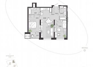 2-комнатная квартира на продажу, 67.9 м2, Тула, Советский территориальный округ, улица Фридриха Энгельса, 70А