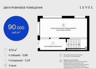 Продаю помещение свободного назначения, 47.9 м2, Дербент, улица Содружества, 4