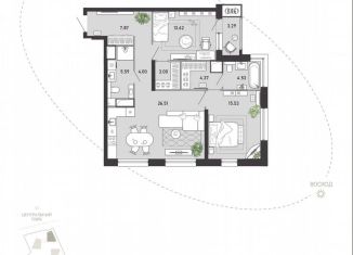 Продается 2-ком. квартира, 89.2 м2, Тула, Советский территориальный округ, улица Фридриха Энгельса, 70А