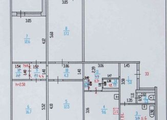 Продажа 4-комнатной квартиры, 96.2 м2, Барнаул, улица Веры Кащеевой, 8