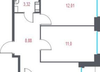 Продажа 2-ком. квартиры, 47 м2, Пушкин