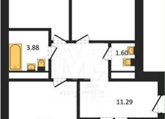 Продается трехкомнатная квартира, 77.4 м2, Калининград