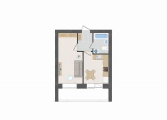 Однокомнатная квартира на продажу, 39.7 м2, Киров, улица Капитана Дорофеева, 22