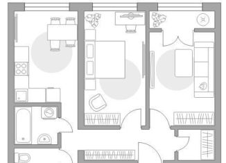 Продам 2-ком. квартиру, 50.7 м2, деревня Глухово, ЖК Новая Рига