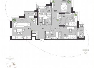Продажа трехкомнатной квартиры, 118.5 м2, Тула, Советский территориальный округ, улица Фридриха Энгельса, 70А