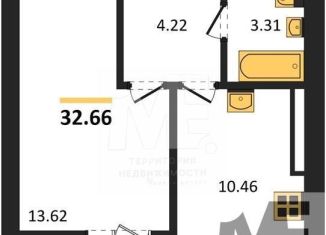 Продается 1-ком. квартира, 32.7 м2, Калининград