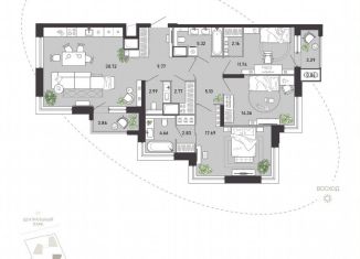 Продаю 3-комнатную квартиру, 118.1 м2, Тула, Советский территориальный округ, улица Фридриха Энгельса, 70А