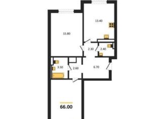 2-комнатная квартира на продажу, 66 м2, Воронеж, улица Загоровского, 5/4