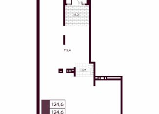 Продаю торговую площадь, 124.56 м2, деревня Дударева, Тюменская улица, 4/4