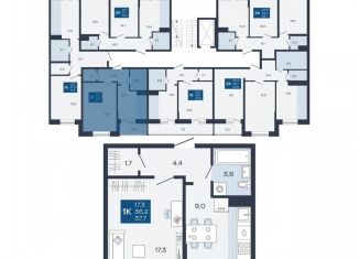 Продажа 1-комнатной квартиры, 37.7 м2, Кингисепп, переулок Юности, 4