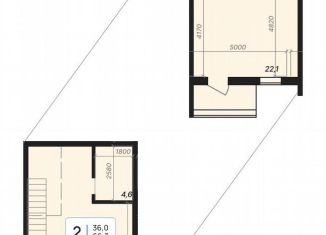 Продам 2-комнатную квартиру, 66.3 м2, Липецк