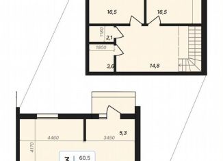 Продам трехкомнатную квартиру, 110.6 м2, Липецк