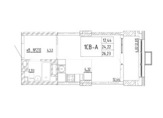 Продается квартира студия, 26.2 м2, Ростов-на-Дону, проспект Стачки, 231/2