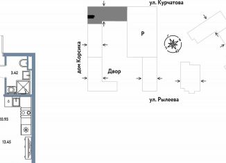 Продам квартиру студию, 20.9 м2, Тюмень, Краснооктябрьская улица, 10к1