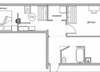 Продам 2-комнатную квартиру, 44 м2, Пермь, Рабоче-Крестьянская улица, 28