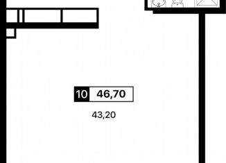 Продается помещение свободного назначения, 46.7 м2, Ростов-на-Дону, Берберовская улица, 11с2, Первомайский район