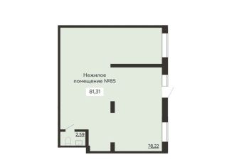 Продам помещение свободного назначения, 81.31 м2, Воронеж, улица Лётчика Колесниченко, 67, Ленинский район