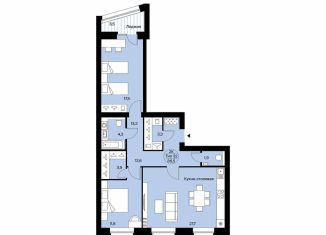 Продаю 3-ком. квартиру, 86.5 м2, Сыктывкар, Октябрьский проспект, 137
