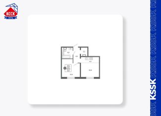 Продается двухкомнатная квартира, 38.9 м2, Киров