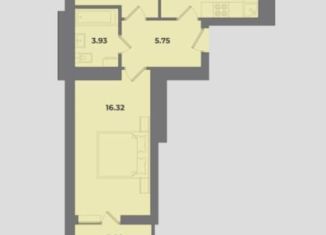 2-ком. квартира на продажу, 58.6 м2, Калининград