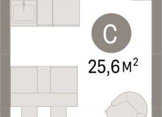 Продаю квартиру студию, 25.6 м2, Тюмень, ЖК Речной Порт