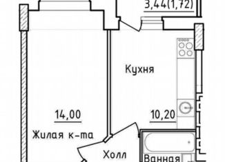 Продается однокомнатная квартира, 34 м2, Ростов-на-Дону, Студенческая улица, 8с1