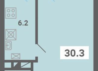 Продам 1-комнатную квартиру, 30.3 м2, поселок Мещерино, улица 4-й квартал, 21