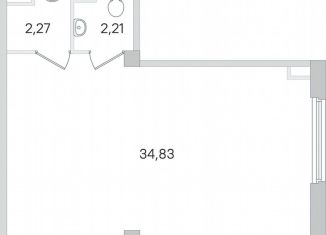 Продаю помещение свободного назначения, 39.31 м2, Пушкин, Пущинская улица, 1к1