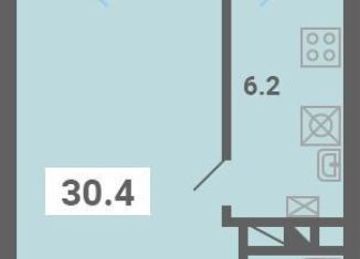 Продажа 1-ком. квартиры, 30.4 м2, поселок Мещерино, улица 4-й квартал, 21