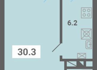 Продаю однокомнатную квартиру, 30.3 м2, поселок Мещерино, улица 4-й квартал, 21