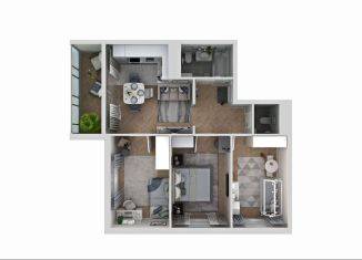 Продам 3-комнатную квартиру, 66.4 м2, Миасс