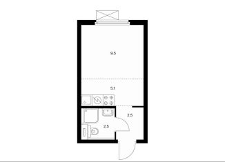 Квартира на продажу студия, 19.6 м2, Котельники